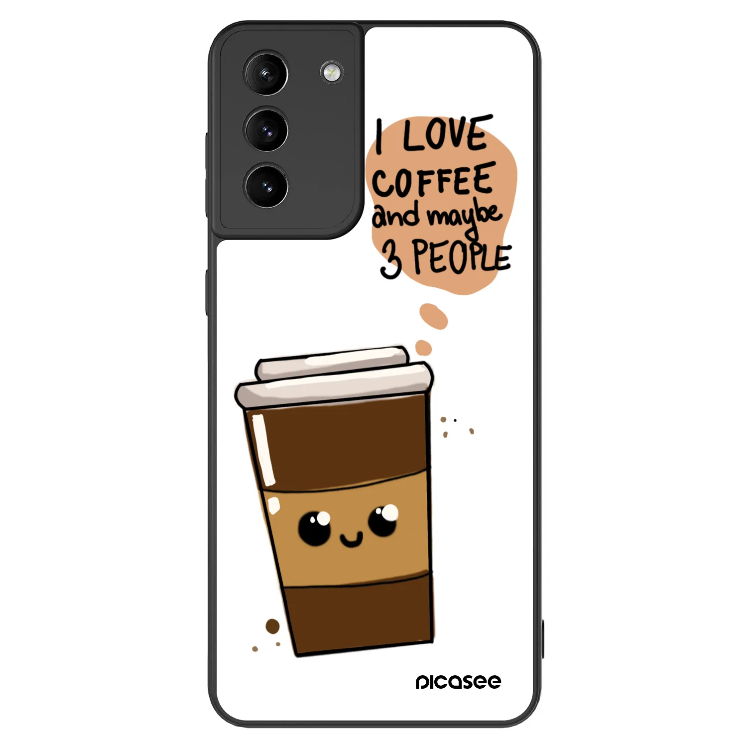 Picasee ULTIMATE CASE za Samsung Galaxy S21+ 5G G996F - Cute coffee