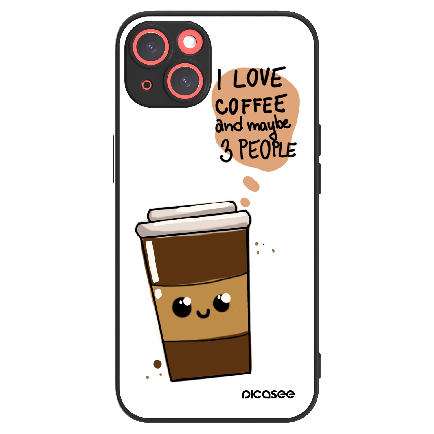 Picasee ULTIMATE CASE za Apple iPhone 13 - Cute coffee