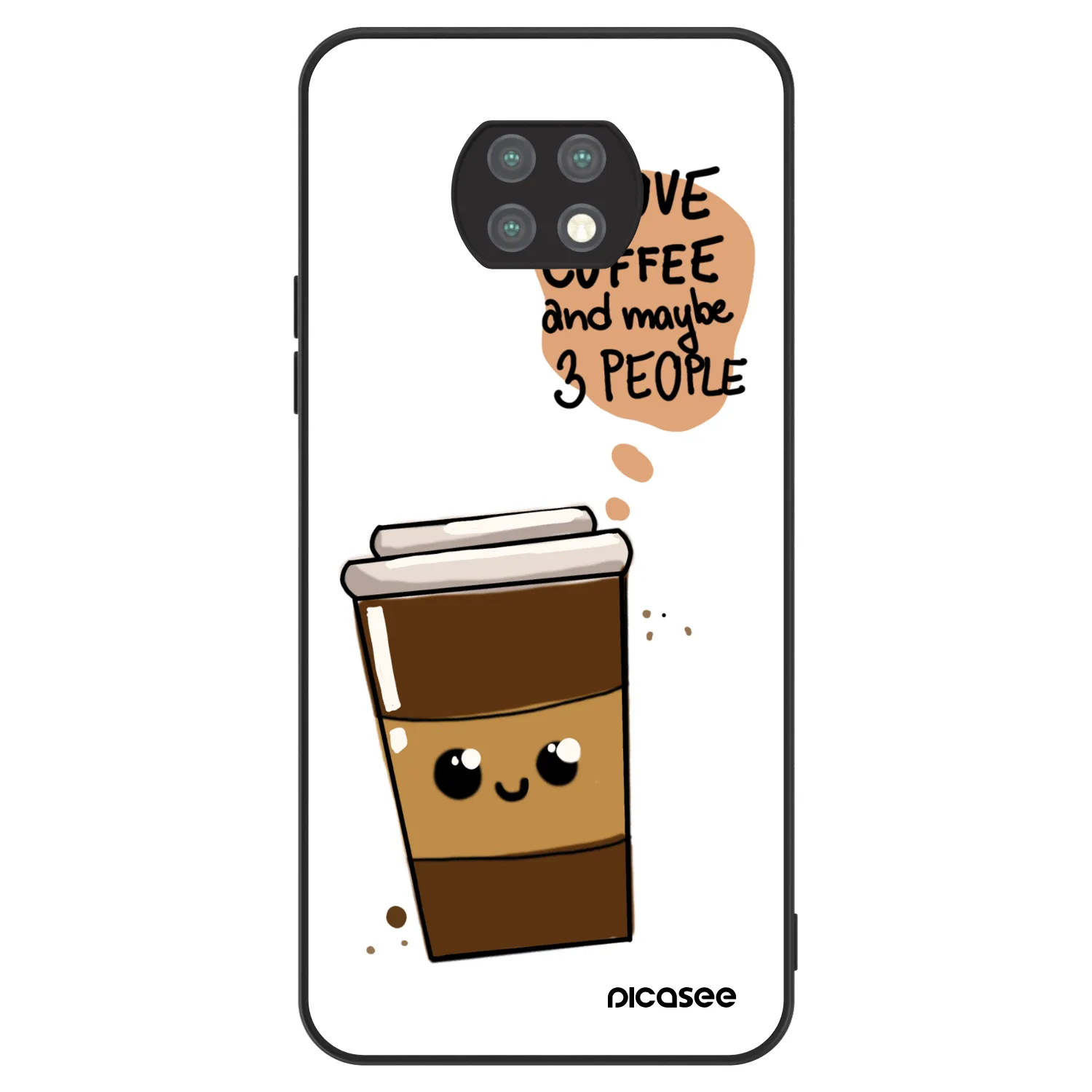 Picasee ULTIMATE CASE za Xiaomi Redmi Note 9T - Cute coffee
