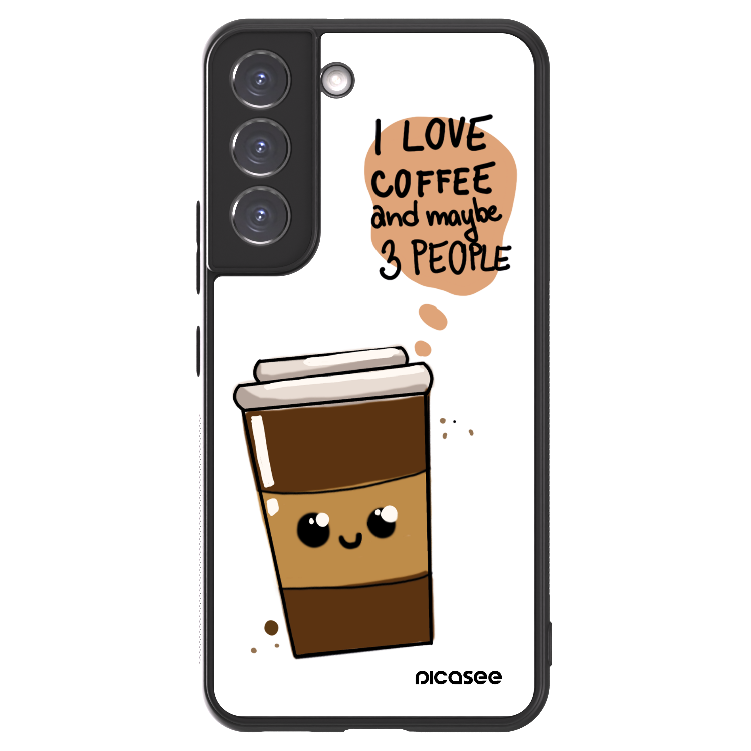 Picasee ULTIMATE CASE za Samsung Galaxy S22 5G - Cute coffee