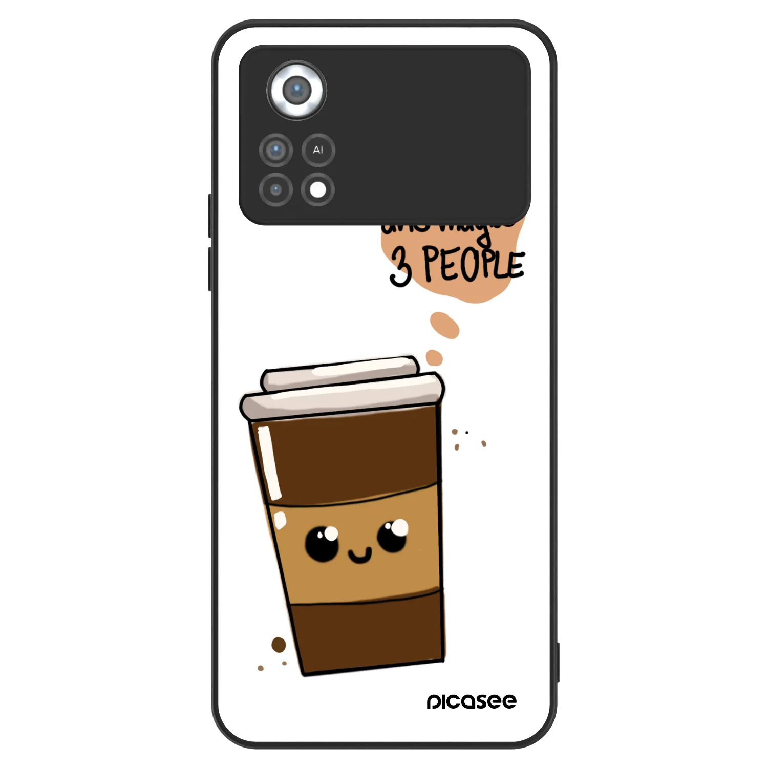 Picasee ULTIMATE CASE za Xiaomi Poco X4 Pro 5G - Cute coffee