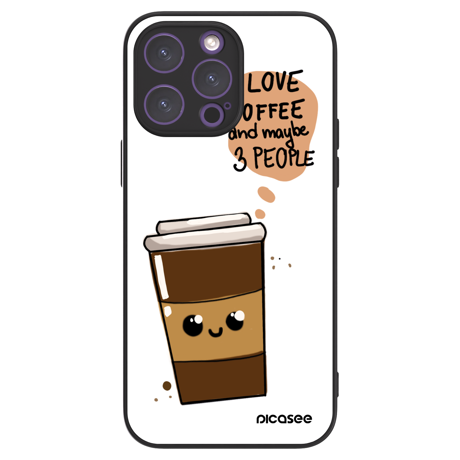 Picasee ULTIMATE CASE za Apple iPhone 14 Pro Max - Cute coffee