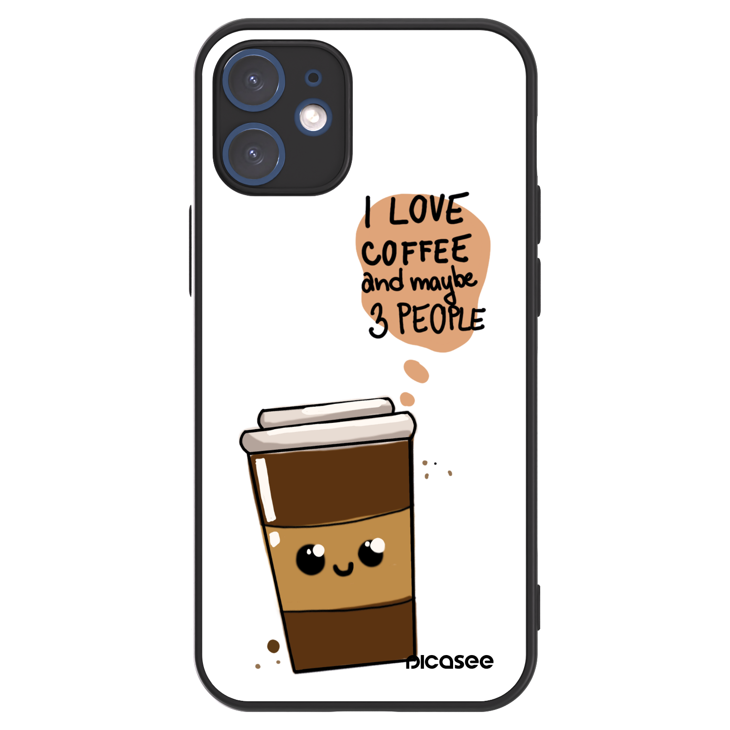 Picasee ULTIMATE CASE MagSafe za Apple iPhone 12 mini - Cute coffee