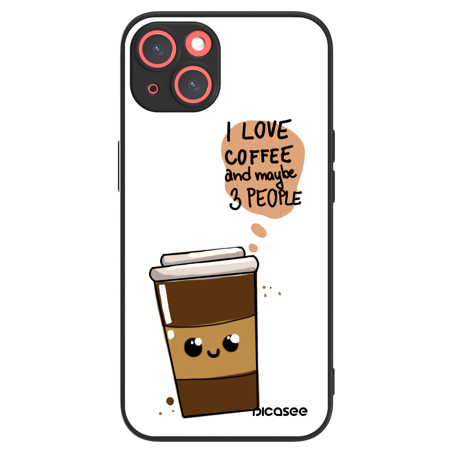 Picasee ULTIMATE CASE MagSafe za Apple iPhone 13 - Cute coffee