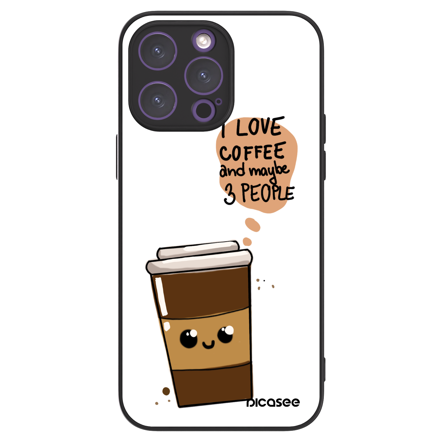 Picasee ULTIMATE CASE MagSafe za Apple iPhone 14 Pro Max - Cute coffee