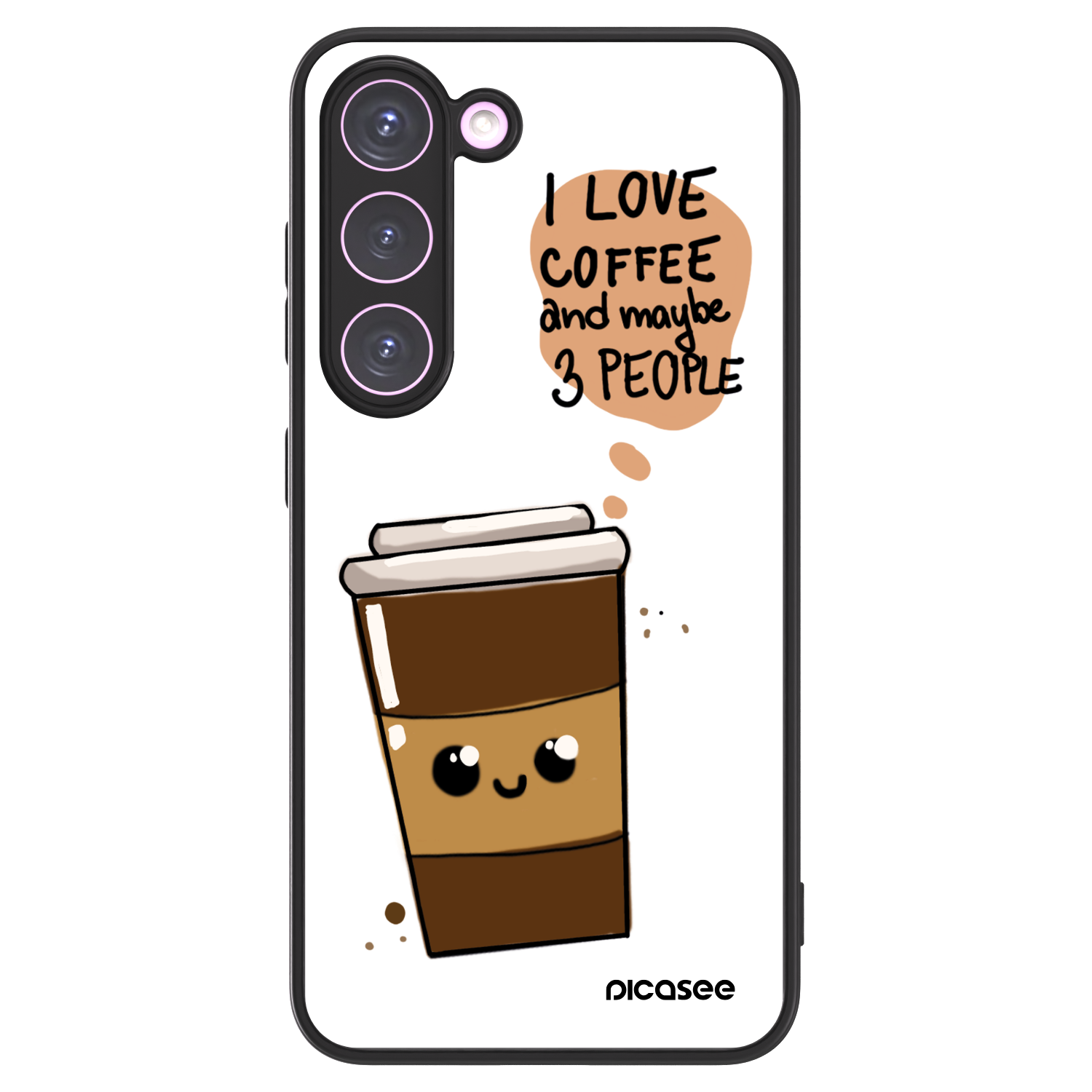 Picasee ULTIMATE CASE za Samsung Galaxy S23 5G - Cute coffee