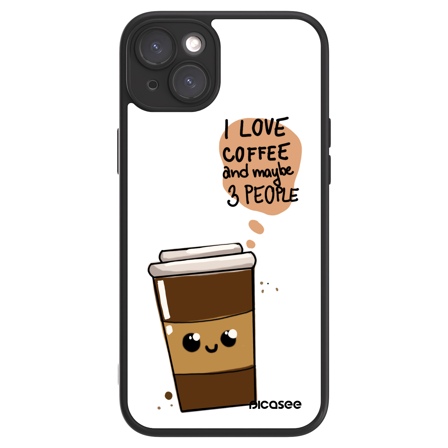 Picasee ULTIMATE CASE MagSafe za Apple iPhone 15 Plus - Cute coffee
