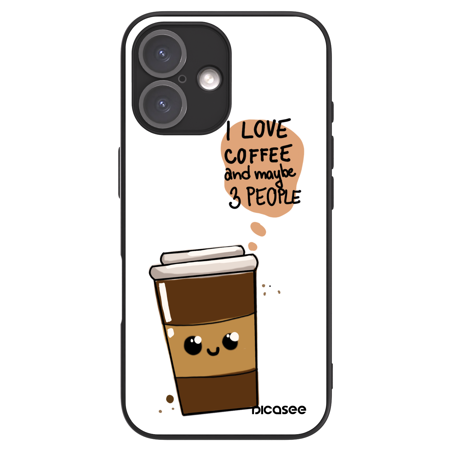 Picasee ULTIMATE CASE MagSafe za Apple iPhone 16 - Cute coffee