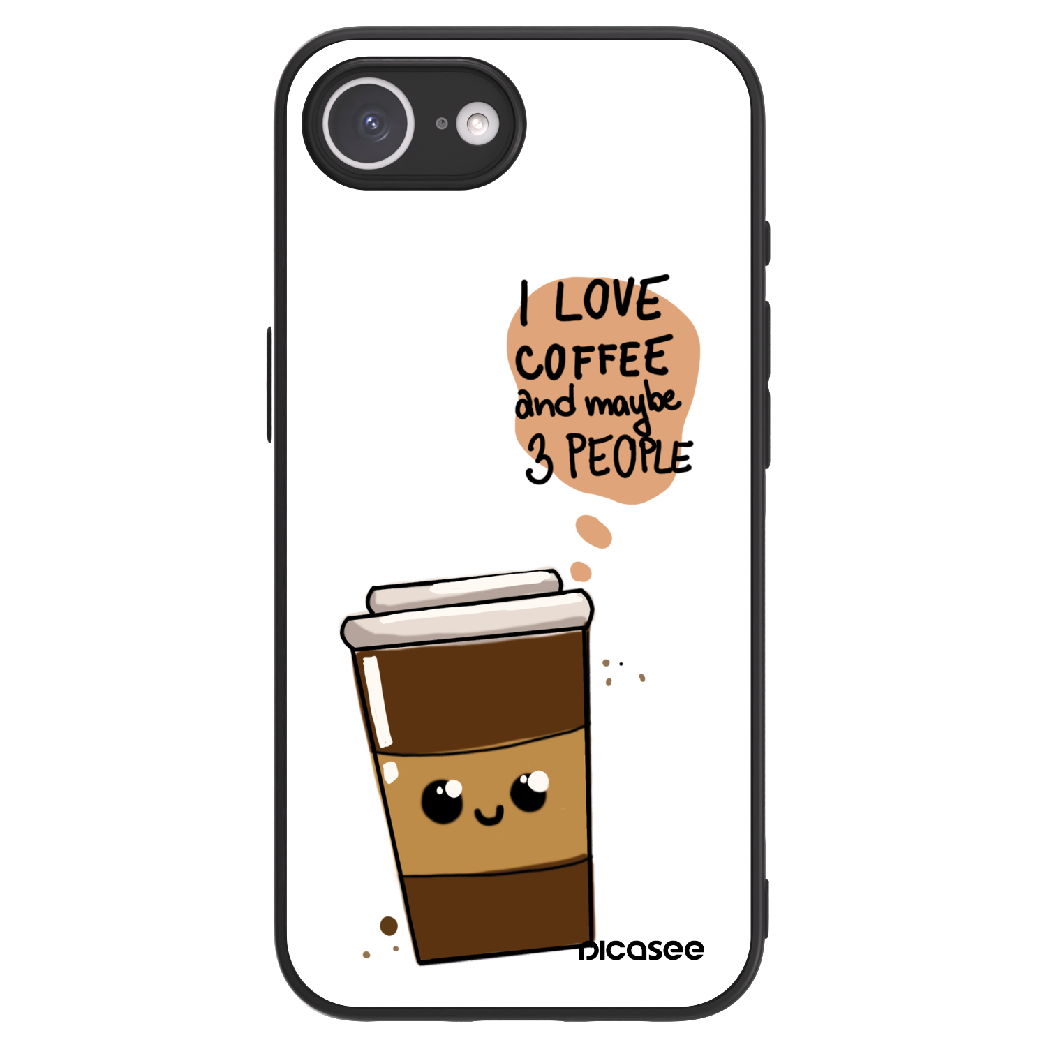 Picasee ULTIMATE CASE MagSafe za Apple iPhone 16e - Cute coffee