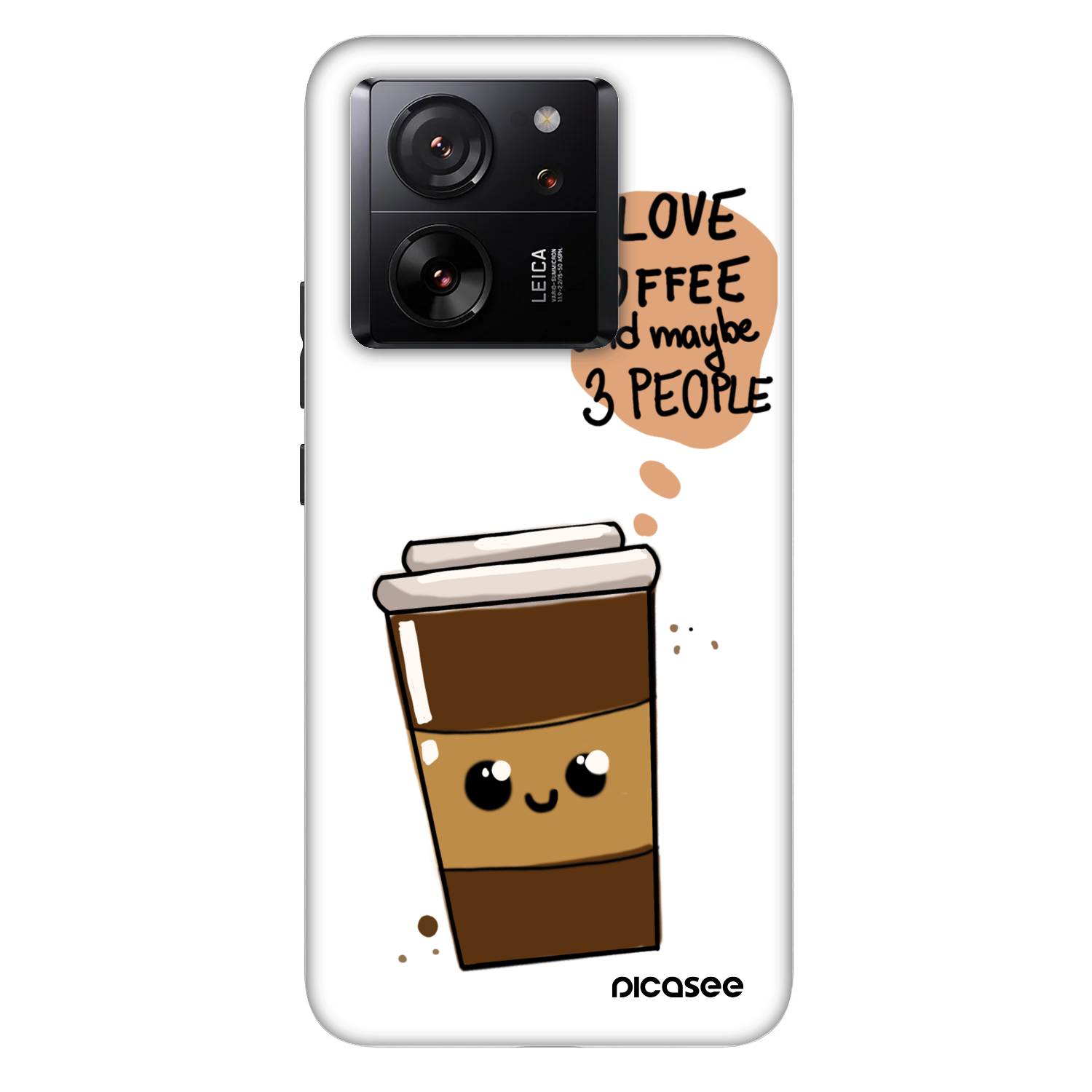 Picasee Fashion Case za Xiaomi 13T - Cute coffee