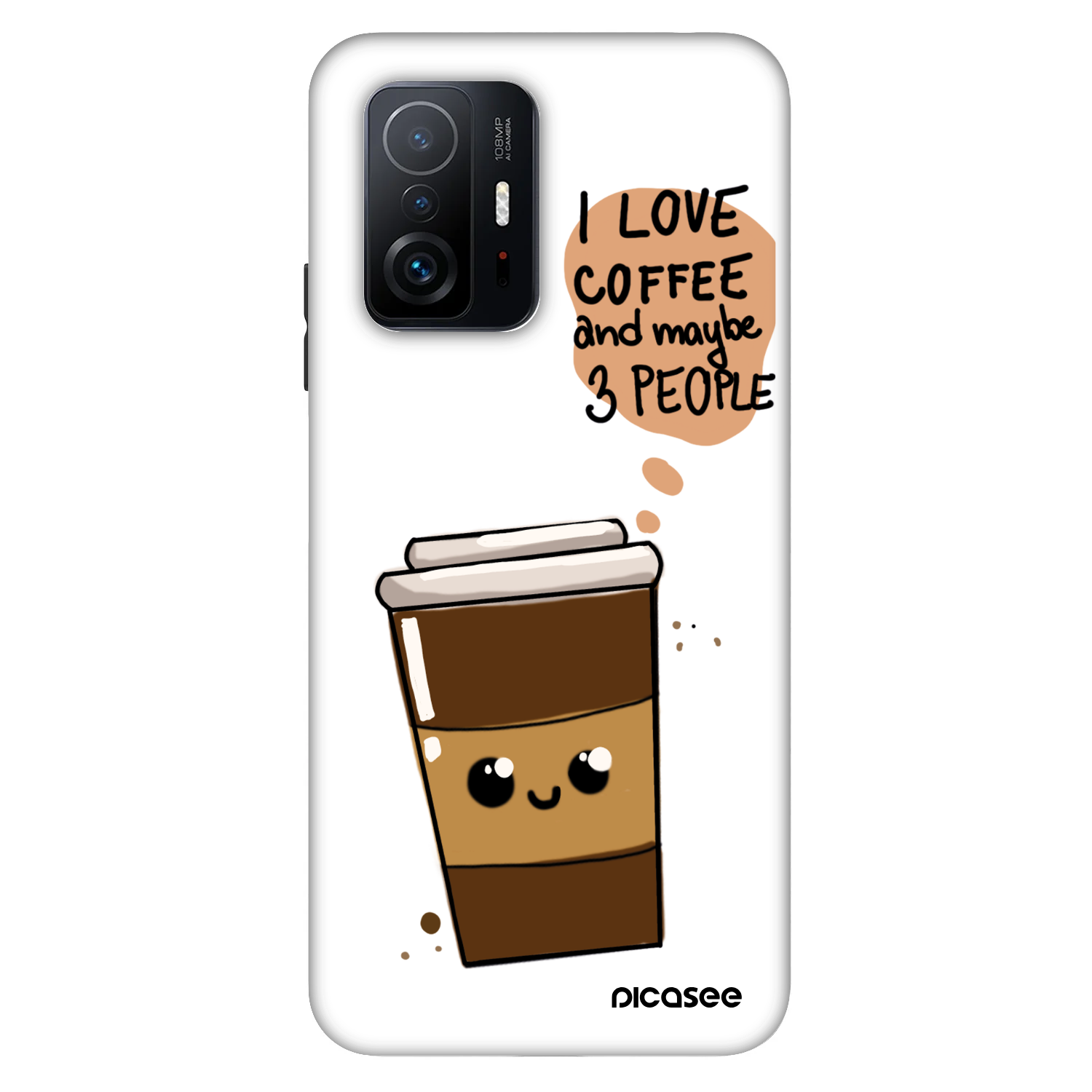 Picasee Fashion Case za Xiaomi 11T Pro - Cute coffee