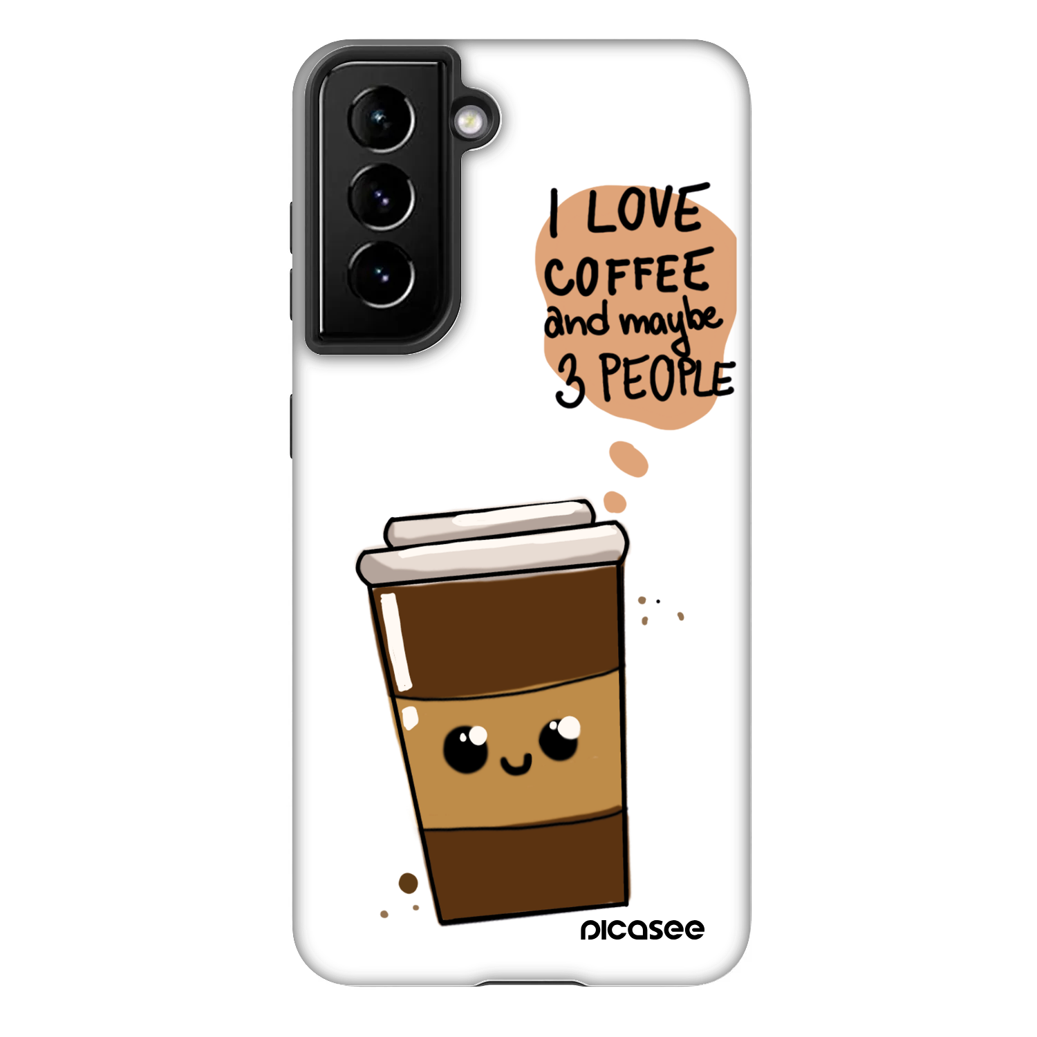 Picasee Fashion Case za Samsung Galaxy S21 FE 5G - Cute coffee