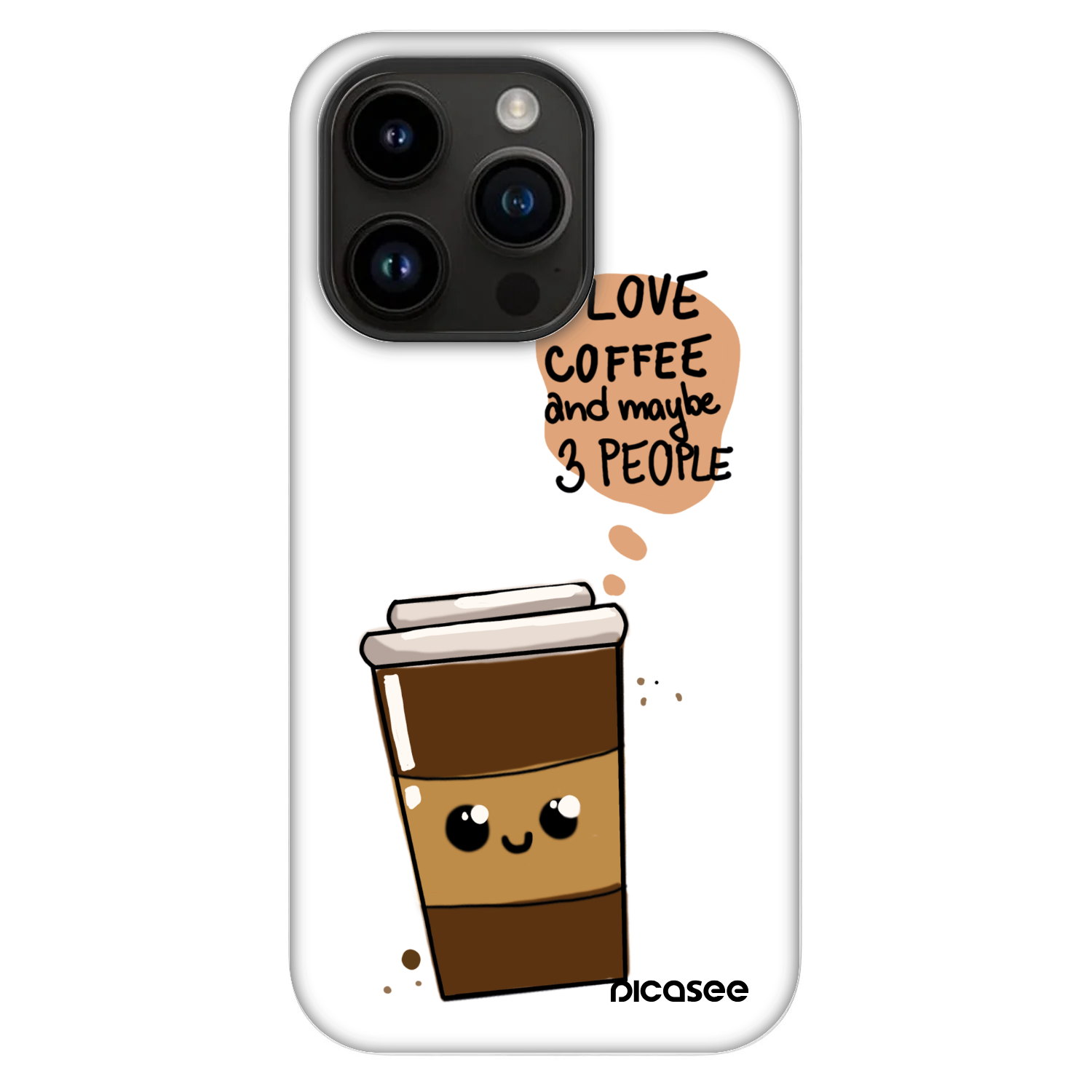 Picasee Fashion Case MagSafe za Apple iPhone 14 Pro - Cute coffee