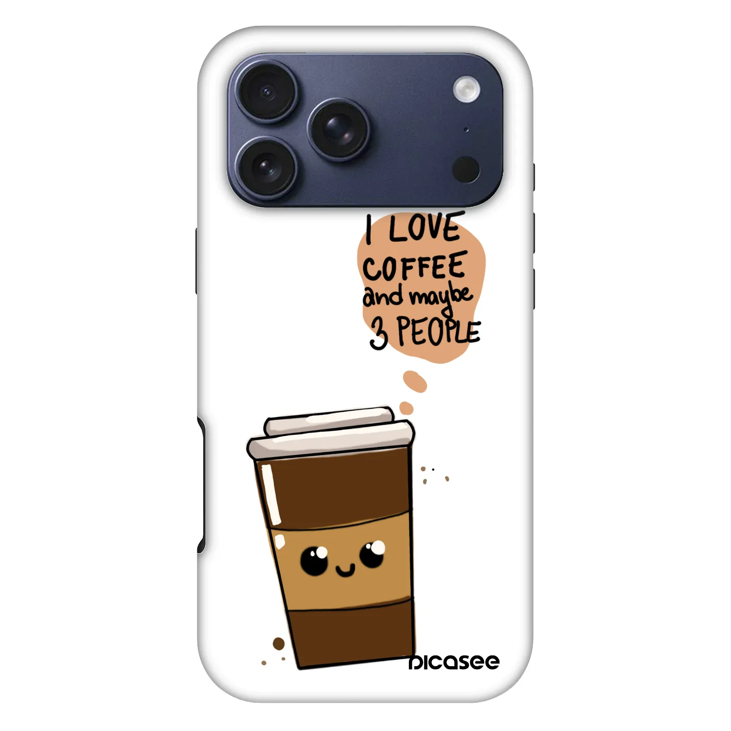 Picasee Fashion Case MagSafe za Apple iPhone 17 Pro Max - Cute coffee