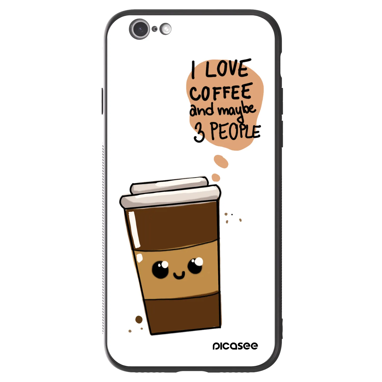 Picasee ULTIMATE CASE za Apple iPhone 6/6S - Cute coffee
