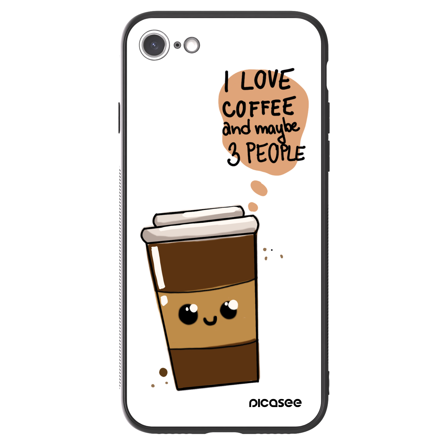 Picasee ULTIMATE CASE za Apple iPhone 7 - Cute coffee