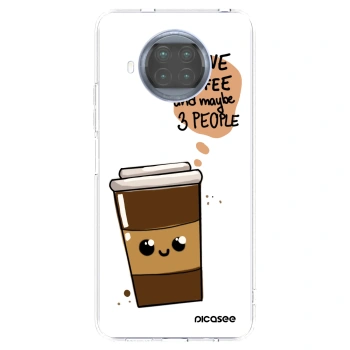 Picasee silikonska prozirna maskica za Xiaomi Mi 10T Lite - Cute coffee
