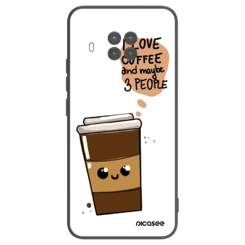 Picasee crna silikonska maskica za Xiaomi Mi 10T Lite - Cute coffee