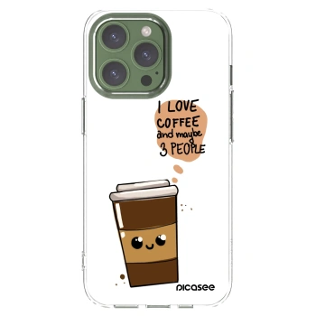 Picasee silikonska prozirna maskica za Apple iPhone 13 Pro - Cute coffee