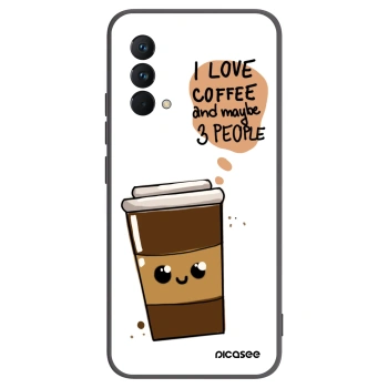 Picasee crna silikonska maskica za Realme GT Master Edition 5G - Cute coffee