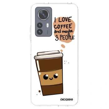 Picasee silikonska prozirna maskica za Xiaomi 12 Pro - Cute coffee