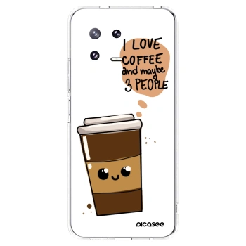 Picasee silikonska prozirna maskica za Xiaomi 13 Pro - Cute coffee