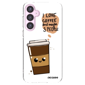 Picasee silikonska prozirna maskica za Samsung Galaxy A55 5G A556B - Cute coffee