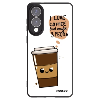 Picasee crna silikonska maskica za Samsung Galaxy S25 Edge 5G - Cute coffee