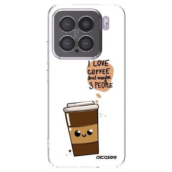 Picasee silikonska prozirna maskica za Xiaomi 15 - Cute coffee