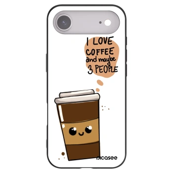 Picasee crna silikonska maskica za Apple iPhone Air - Cute coffee