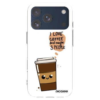 Picasee silikonska prozirna maskica za Apple iPhone 17 Pro - Cute coffee