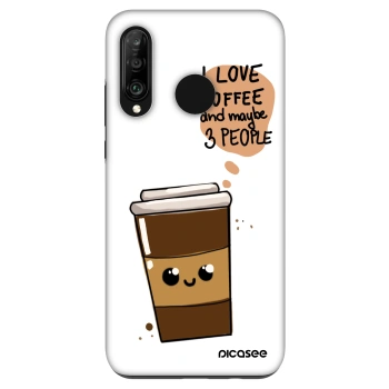 Maskica za Huawei P30 Lite - Cute coffee