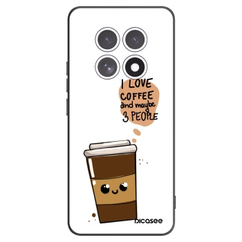 Picasee crna silikonska maskica za Xiaomi Redmi Note 15 - Cute coffee