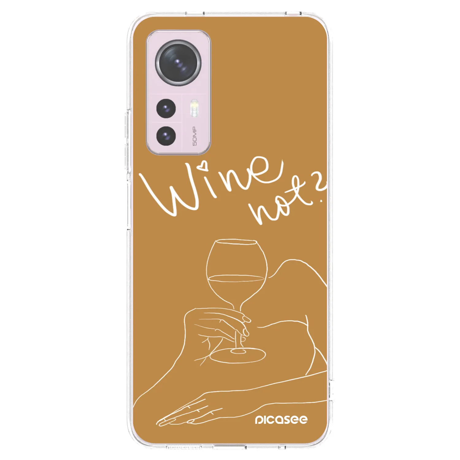Picasee silikonska prozirna maskica za Xiaomi 12 - Wine not