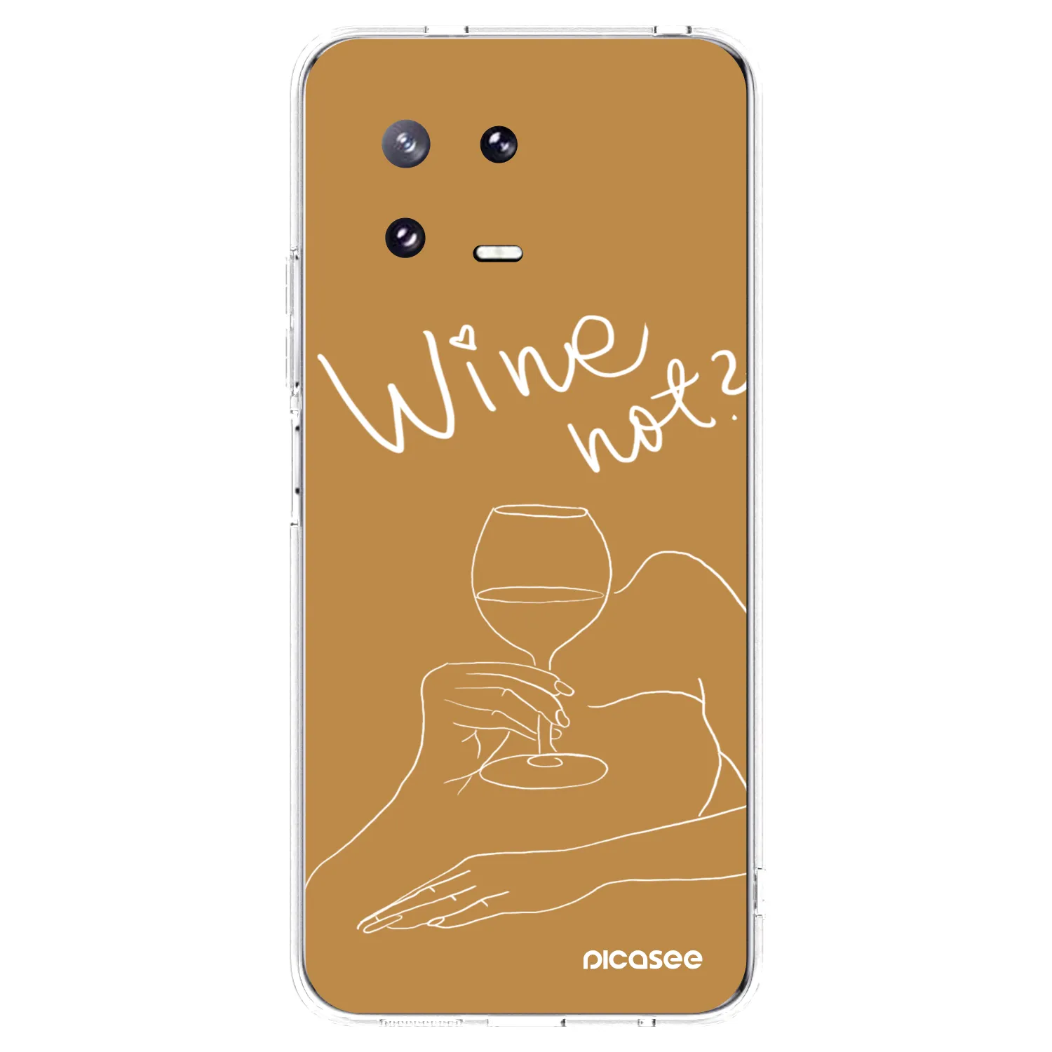 Picasee silikonska prozirna maskica za Xiaomi 13 Pro - Wine not
