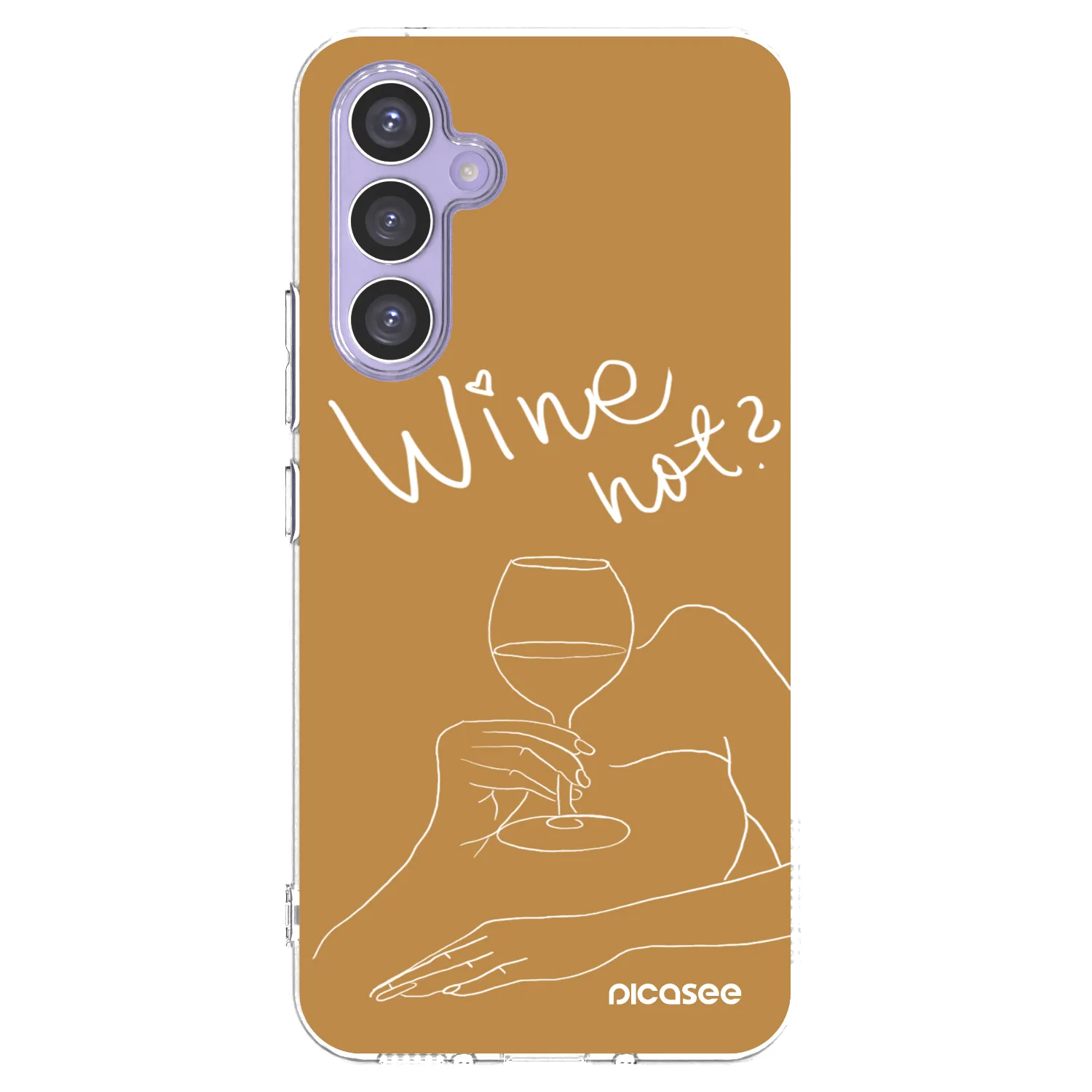 Picasee silikonska prozirna maskica za Samsung Galaxy A54 5G A546B - Wine not