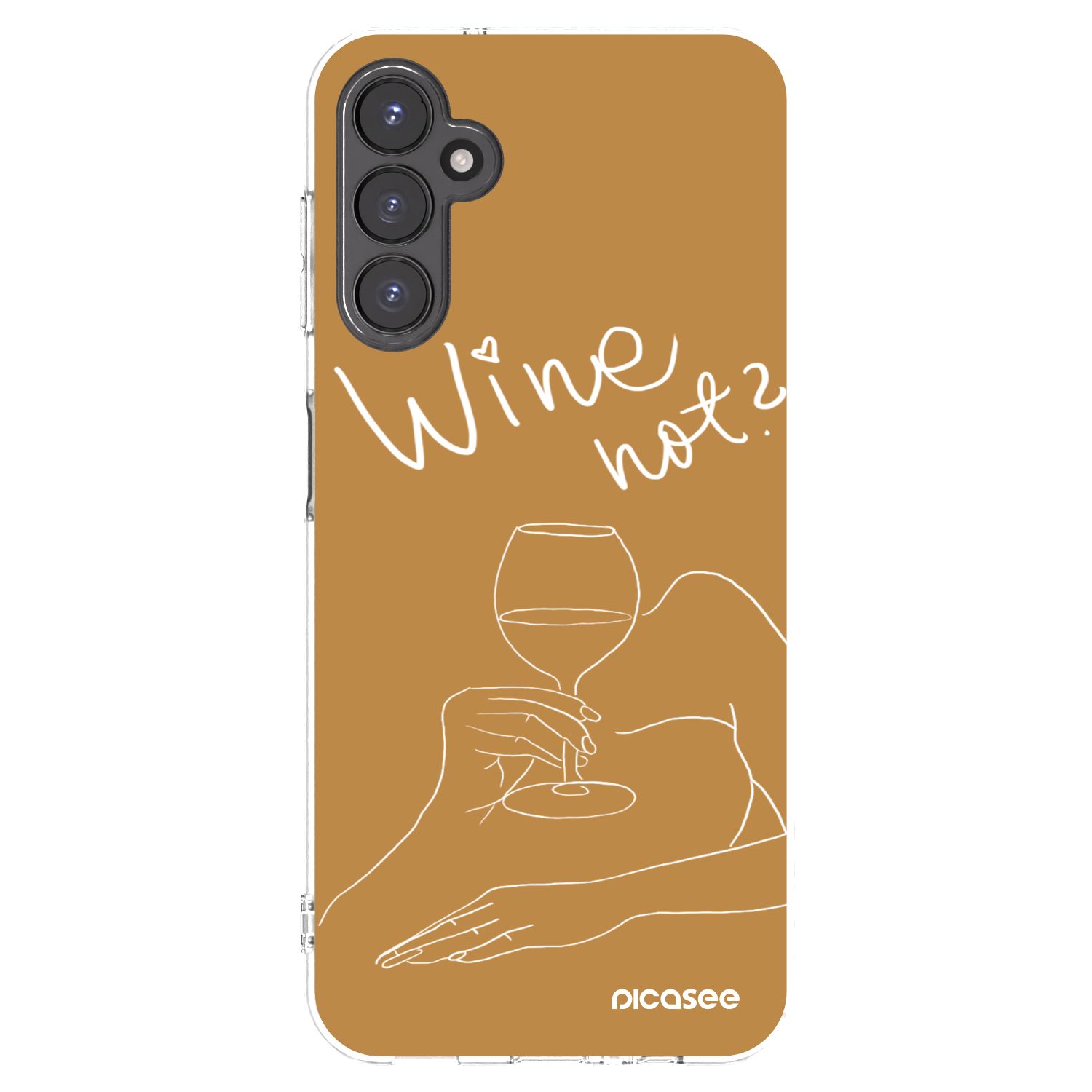 Picasee silikonska prozirna maskica za Samsung Galaxy A14 5G A146P - Wine not