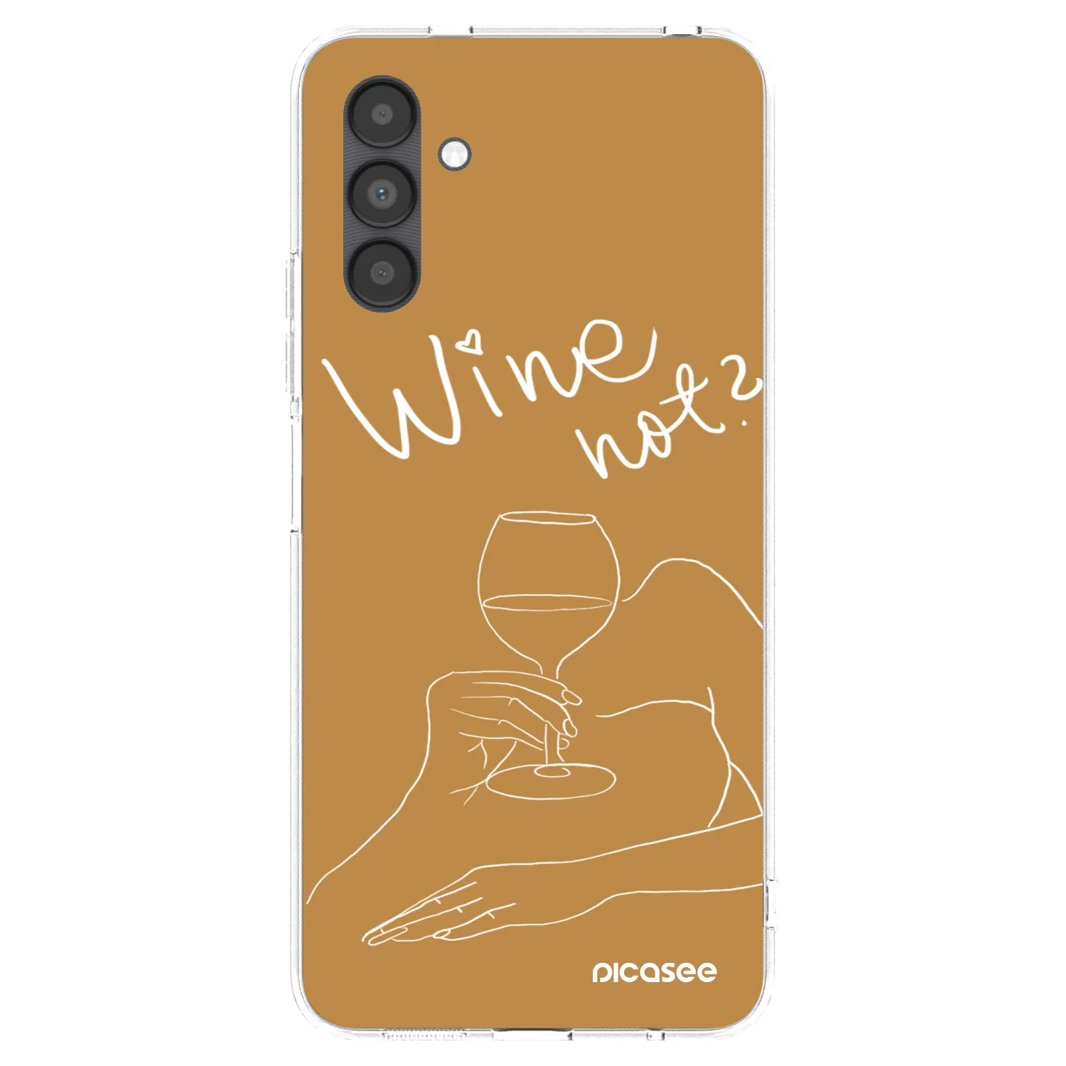 Picasee silikonska prozirna maskica za Samsung Galaxy A04s A047F - Wine not