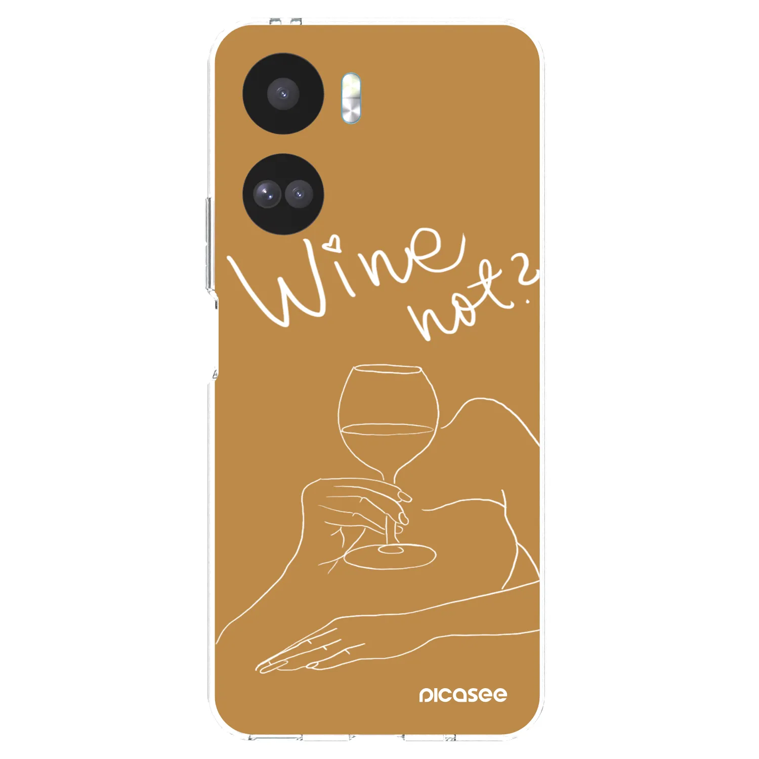 Picasee silikonska prozirna maskica za Honor 90 Lite 5G - Wine not