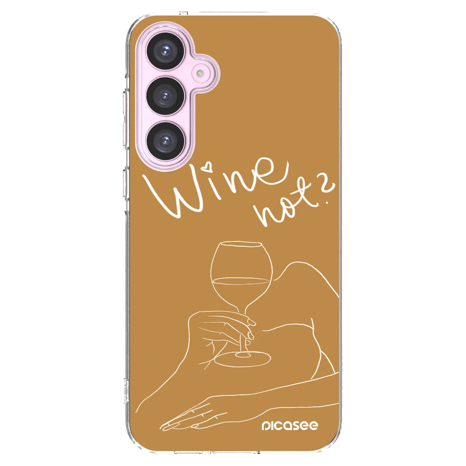 Picasee silikonska prozirna maskica za Samsung Galaxy A55 5G A556B - Wine not