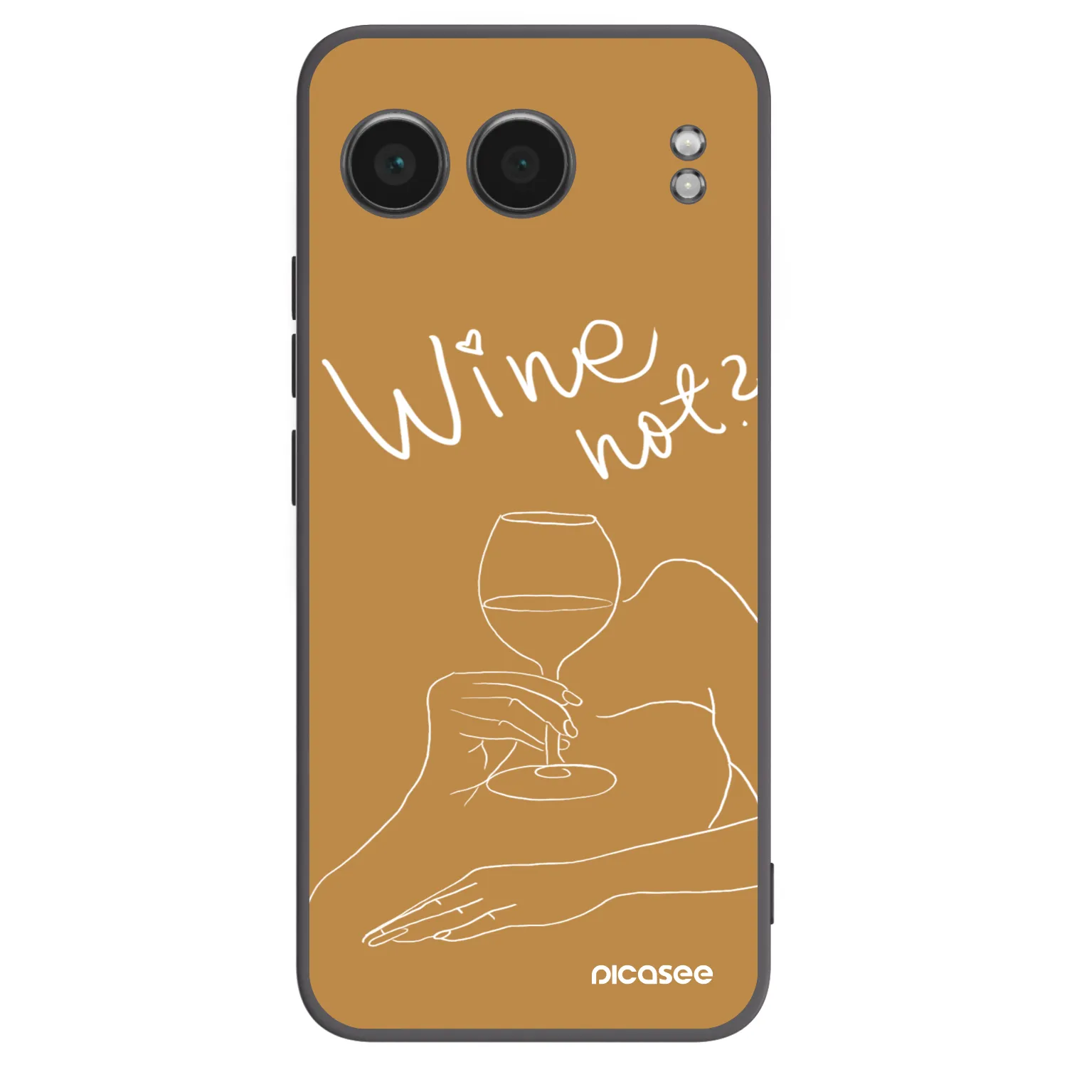 Picasee crna silikonska maskica za OnePlus Nord 4 - Wine not