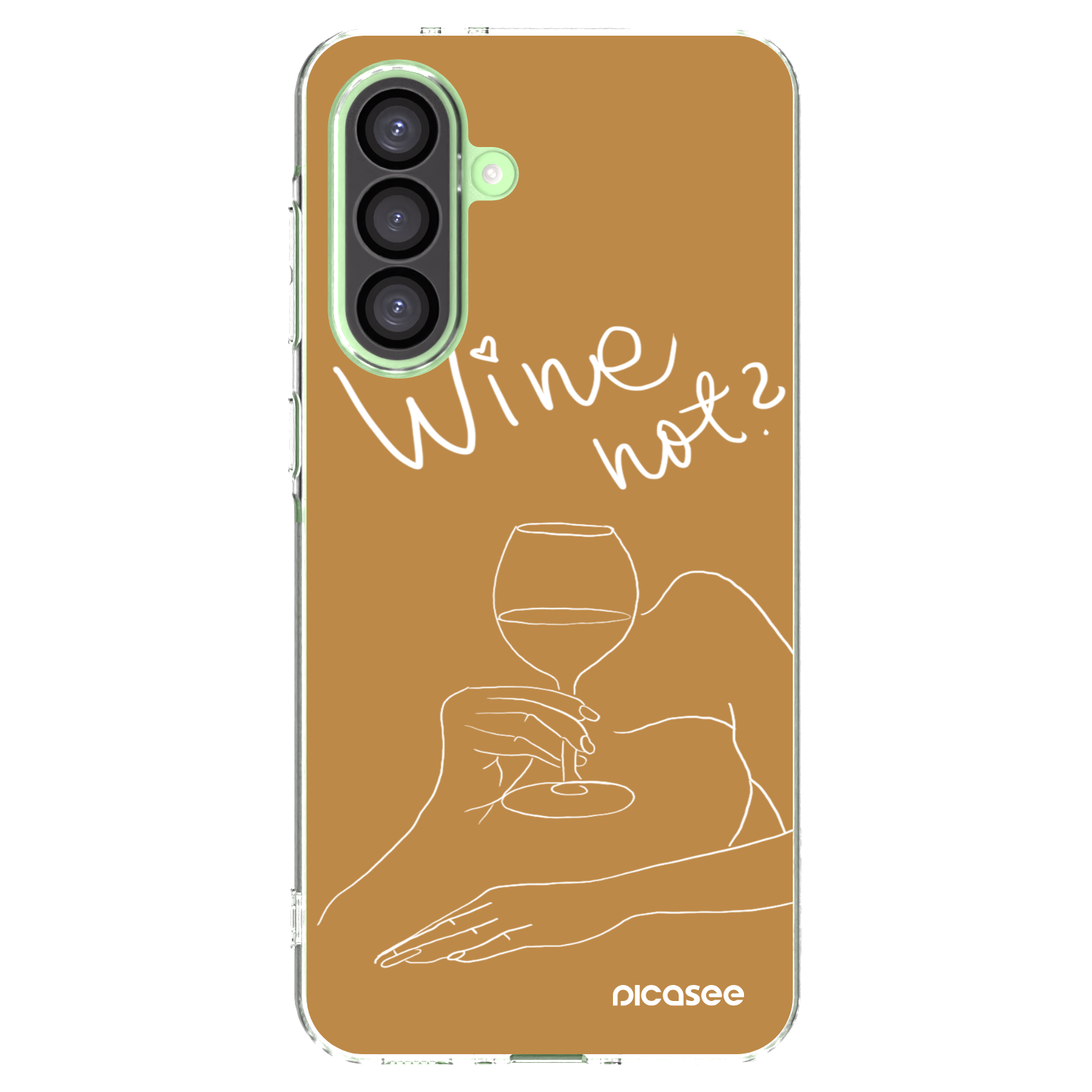 Picasee silikonska prozirna maskica za Samsung Galaxy A26 5G A266B - Wine not