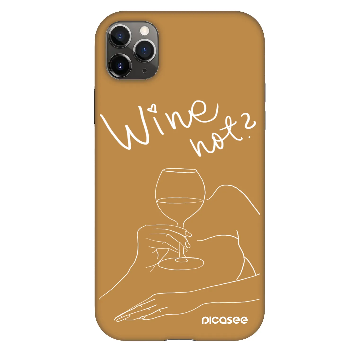 Picasee Fashion Case za Apple iPhone 11 Pro Max - Wine not