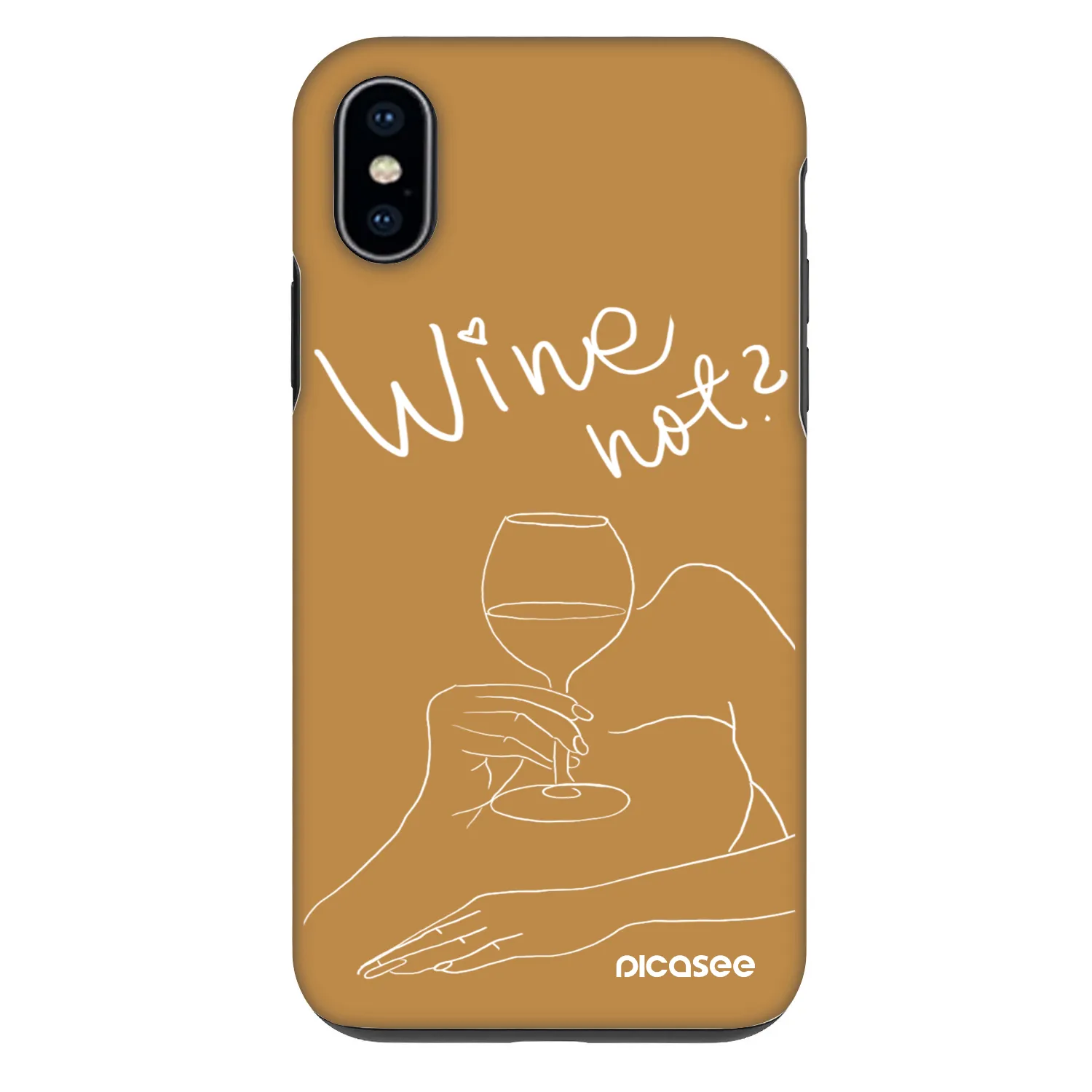 Picasee Fashion Case za Apple iPhone X/XS - Wine not