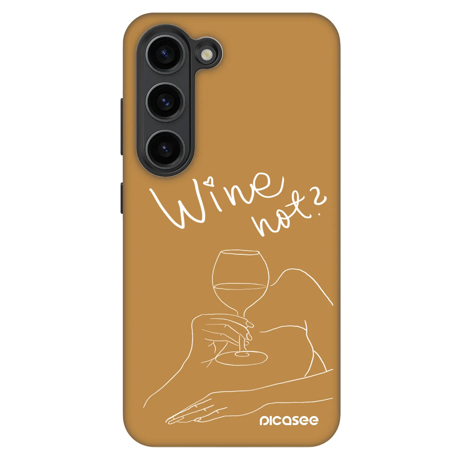 Picasee Fashion Case za Samsung Galaxy S23 5G - Wine not