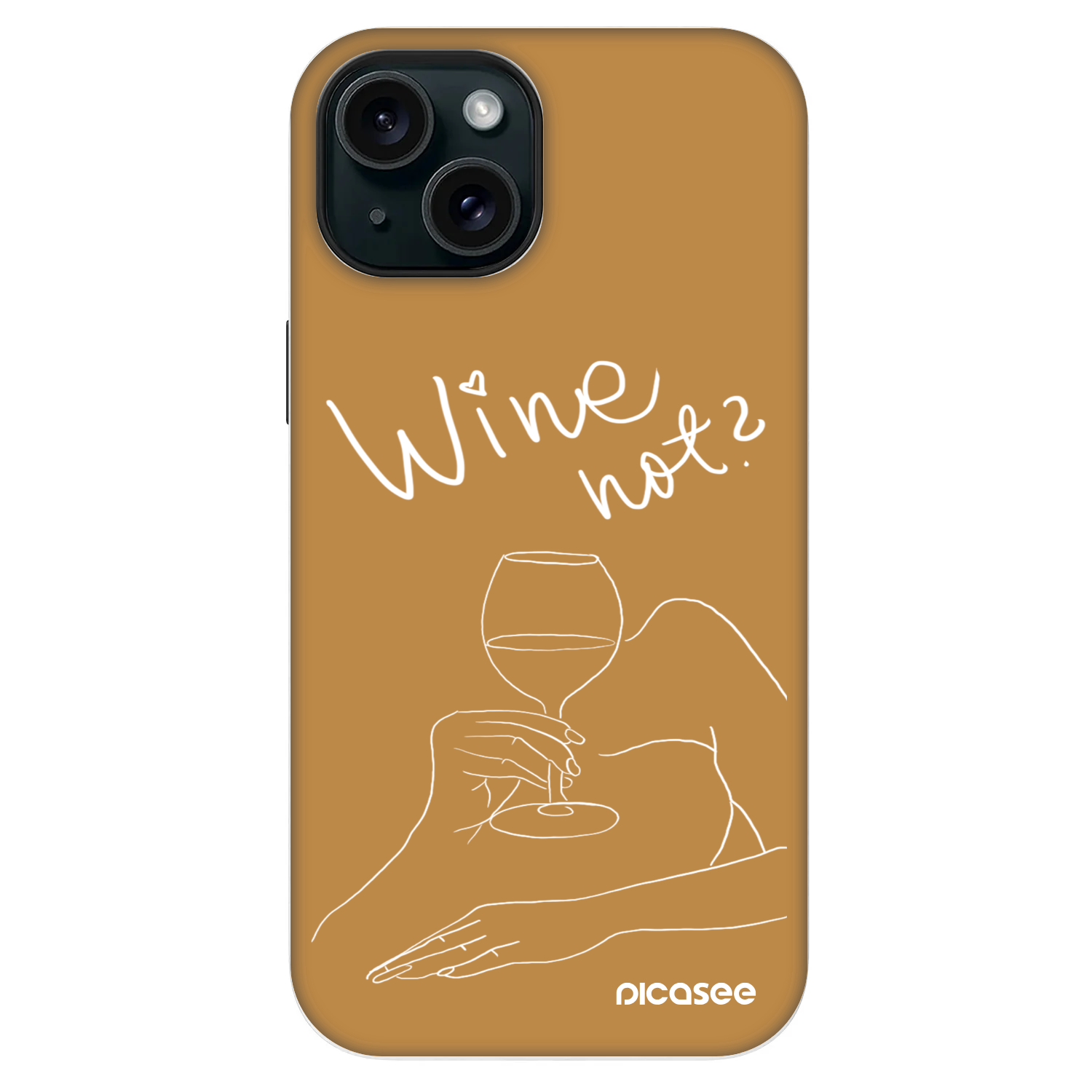 Picasee Fashion Case MagSafe za Apple iPhone 13 - Wine not