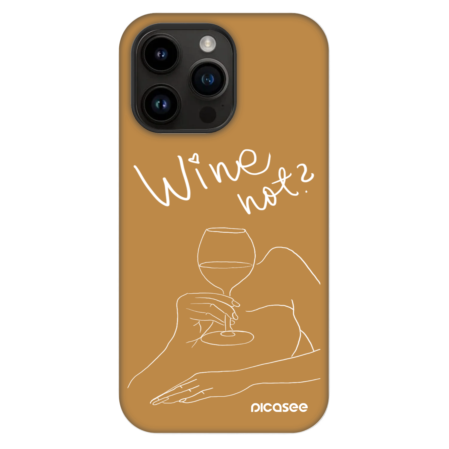 Picasee Fashion Case MagSafe za Apple iPhone 14 Pro Max - Wine not