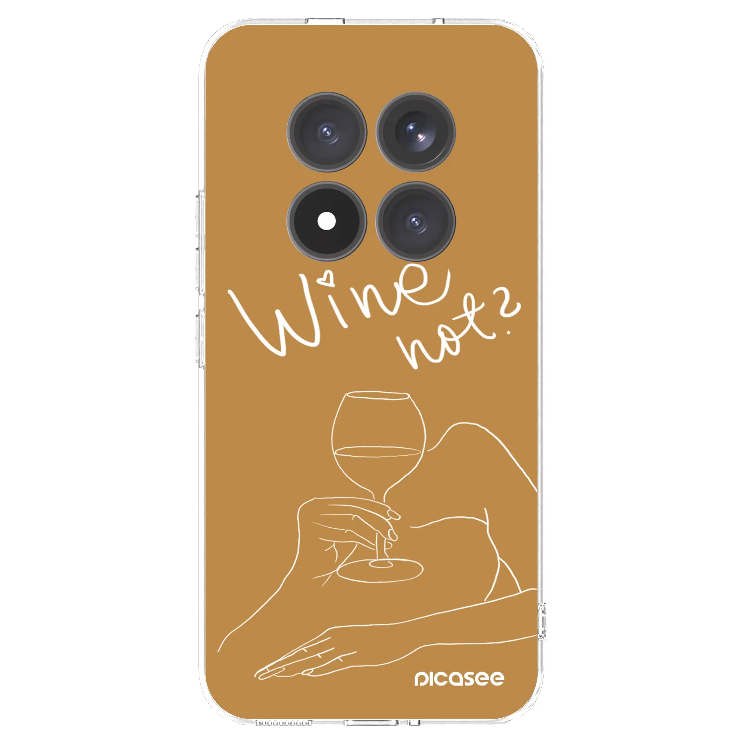 Picasee silikonska prozirna maskica za Xiaomi Redmi Note 15 Pro+ - Wine not