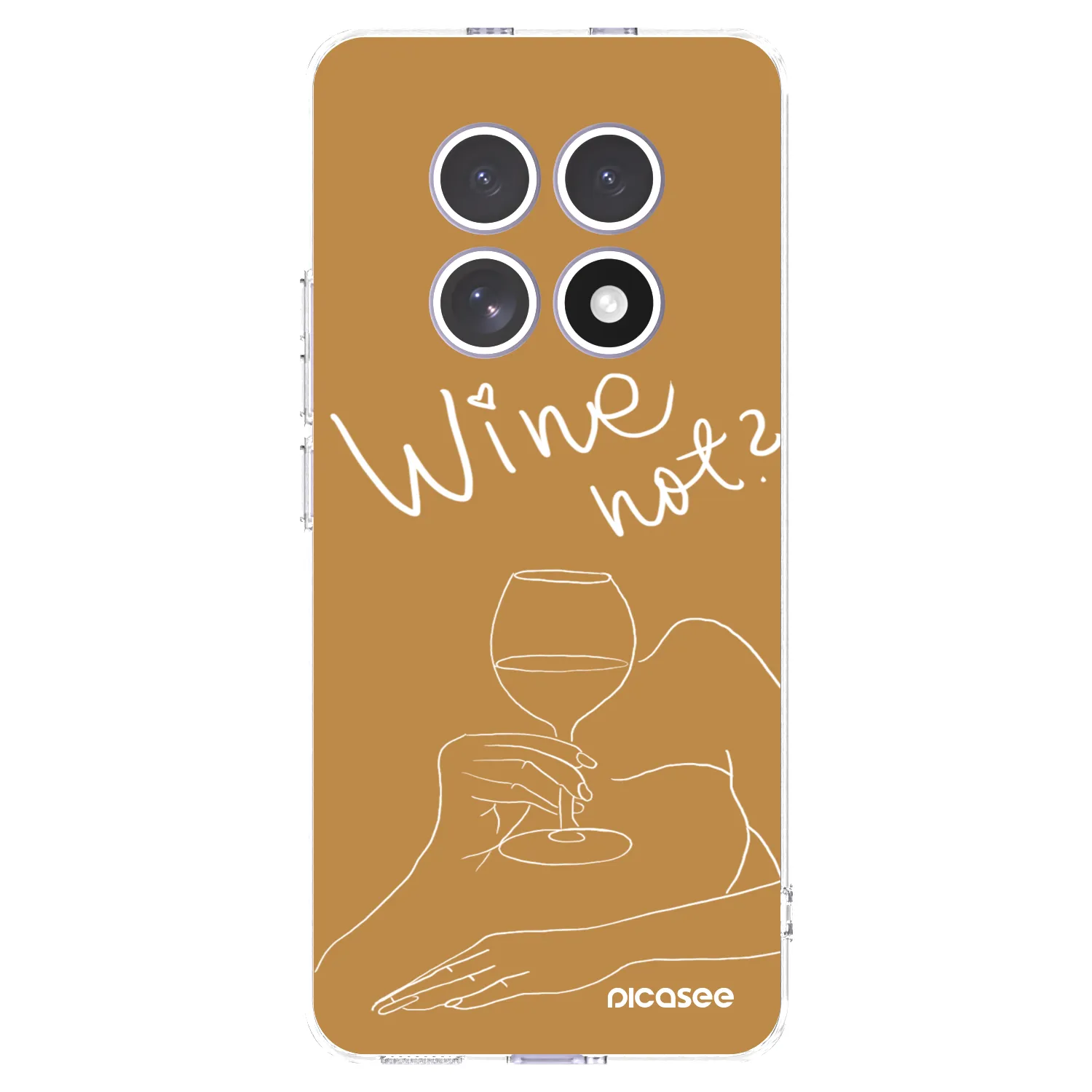 Picasee silikonska prozirna maskica za Xiaomi Redmi Note 15 - Wine not