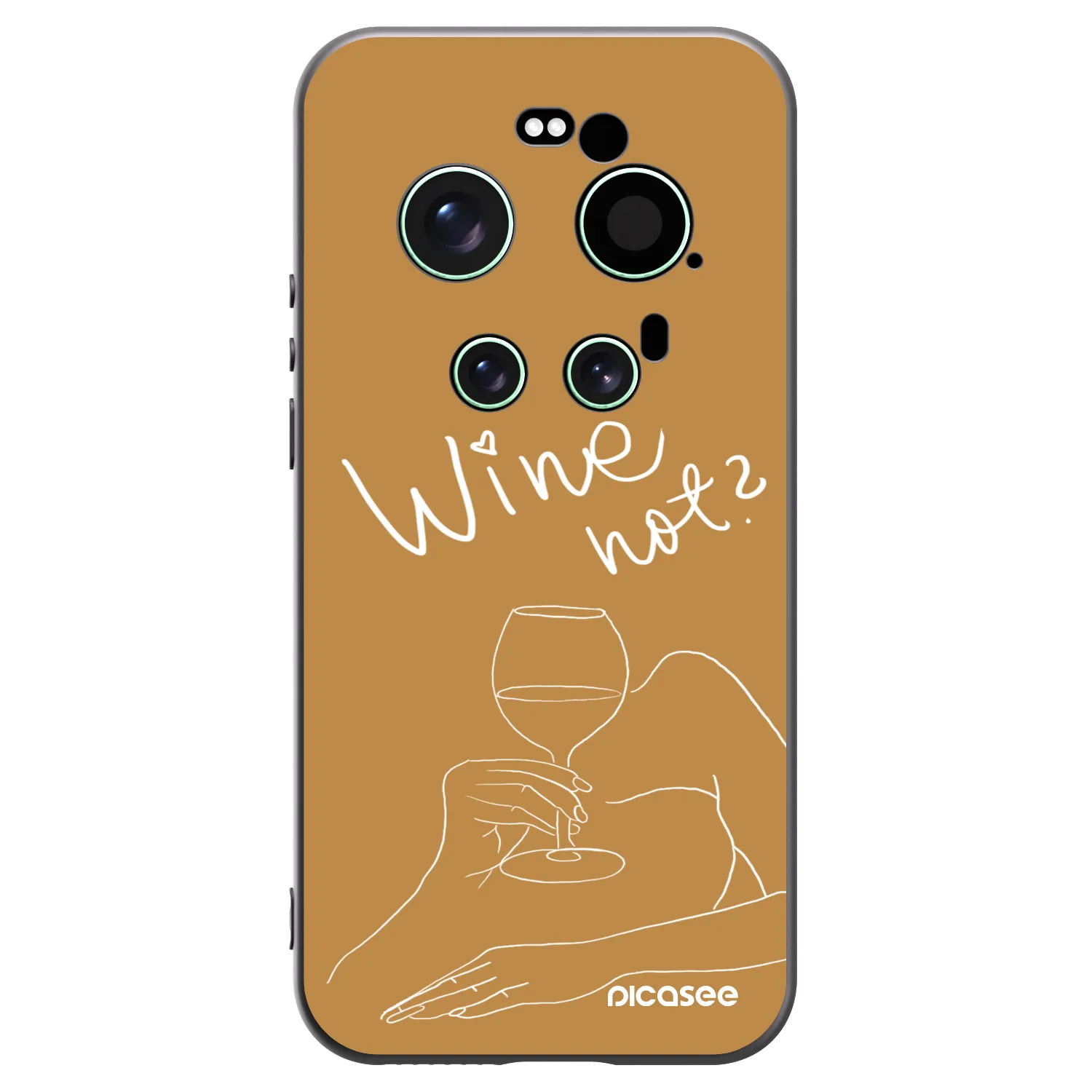 Picasee crna silikonska maskica za Xiaomi 17 Ultra - Wine not